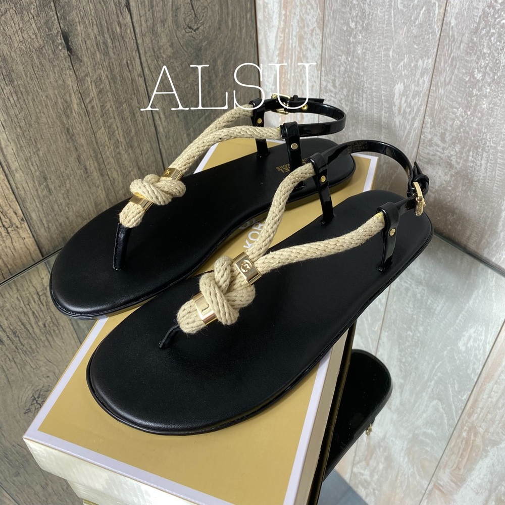 Michael Kors Holly Jelly Sandal Black W AUTHENTIC - Picture 3 of 5